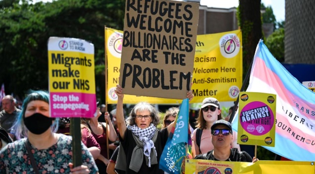 U.K. Records Unprecedented Surge in Asylum Applications